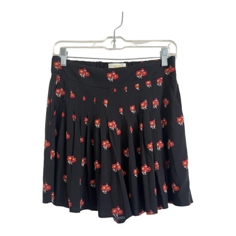 Maeve By Anthropologie Cherry Print Black Shorts Size XS